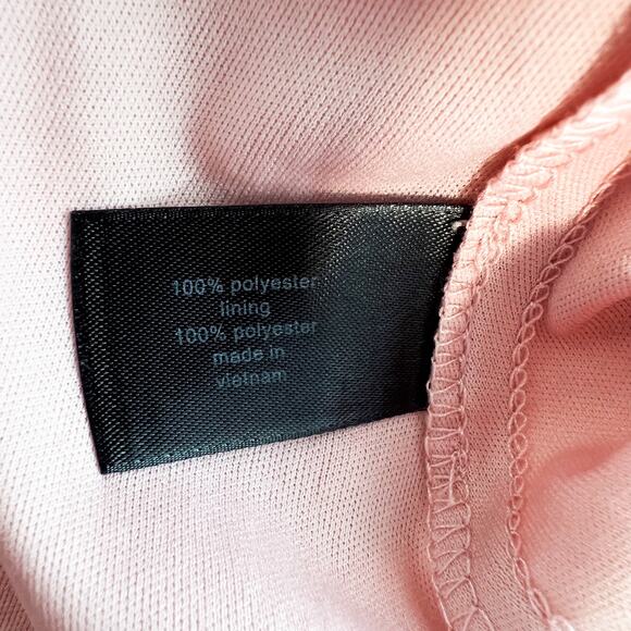 Lane Bryant Dress 14 Womens Floral Chiffon Pink Midi Wedding Guest Boho Party - Picture 7 of 8